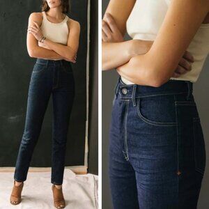 Imogene Willie Elizabeth Water Dip High Rise Jeans - 28